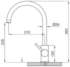 Кухненски кран TEOREMA Jabil New