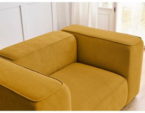 Кресло в цвят жълта охра Zephyr – Bobochic Paris