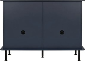 Тъмносин скрин с отвор за кабели 120x88x50 cm Suumo – noo.ma