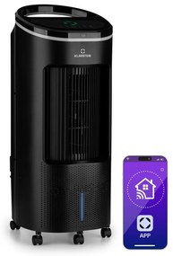 Klarstein IceWind Plus Smart, интелигентен охладител на въздуха 4 в 1, вентилатор, овлажнител, пречиствател на въздуха, управление с приложение