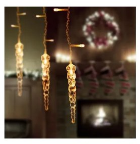 LED коледна външна завеса 180xLED 3,5x0,7 m IP44 топла бяла