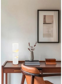 Бяла настолна лампа (височина 35 cm) Stream – Trio