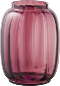 Червена стъклена ръчна изработка ваза (височина 21 cm) – House Nordic