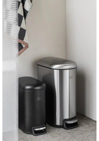 Кошче за боклук с педал от неръждаема стомана в сребрист цвят 10 l Wather – Mette Ditmer Denmark