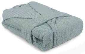 Памучен халат в ментов цвят размер M Cappa - Foutastic