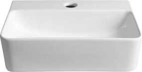 Бял керамичен малък умивалник 36x25 cm Gerda – Sapho