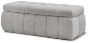 Светлосива пейка от букле Mont Blanc – Bobochic Paris