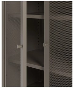 Сиво метално шкафче 70x100x40 cm Fayna – Marckeric