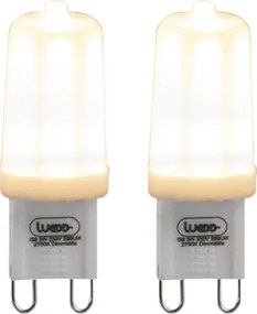 Комплект от 2 броя димируеми LED крушки G9 3W 280lm 2700K