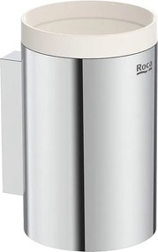 Чаша за четка за зъби, стенен монтаж, A817595C00, Roca, метал, хром, 7.4х8.7х12.1см