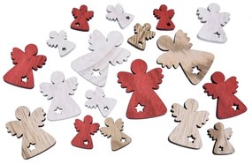 Комплект от 18 коледни орнамента във формата на херувимче - Ego Dekor