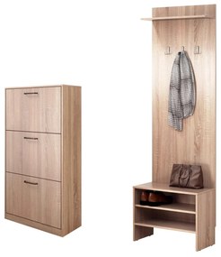 Комплект Портманто Винс + шкаф за обувки Беко 3