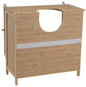 Бамбуков шкаф за мивка в естествен цвят 63x60 cm – Casa Selección