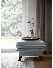 Светлосива табуретка за крака Charming Charlie - Miuform