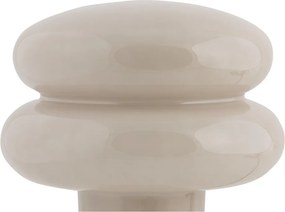 Бежова стъклена настолна лампа (височина 24 cm) Incesante – Leitmotiv