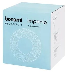 Комплект за хранене от порцелан 18 бр. Imperio - Bonami Essentials