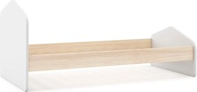 Детско легло от бял/естествен бор 90x190 cm Estefania - Marckeric