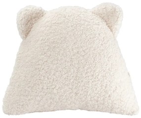 Кремава детска възглавница за диван от букле Bear – Wigiwama