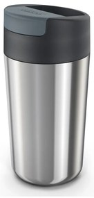 Чаша за пътуване в тъмносиньо-сребристо 450 ml Sipp - Joseph Joseph