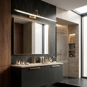 LED аплик за баня SWE024-1W 80cm Brush Gold