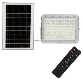 LED Екстериорен соларен прожектор LED/15W/3,2V IP65 6400K бял + д.у.