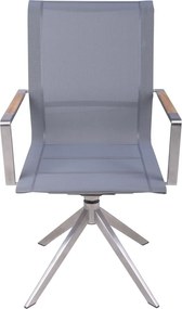 Сив градински стол метален Salida – Garden Pleasure