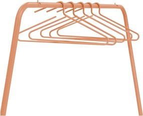 Стоманена стойка за дрехи в цвят сьомга 118x160x57 cm Hang-On – Spinder Design