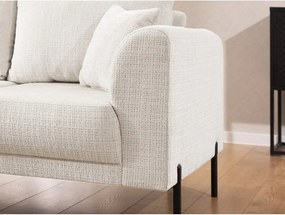 Бежов шенилов ъглов диван (ляв ъгъл/L форма) Mauris – Ropez