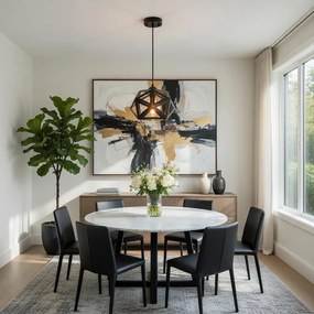 Пендел ДАРС 1, черен, 1xE27