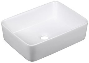 Мивка за баня ICB 863, монтаж върху плот, порцелан, бял, 48x37x13.5см