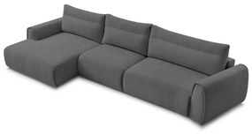 Сив ъглов диван Aden – Bobochic Paris