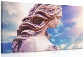 Картина на платно – Ангел сред лъчи на слънцето