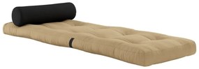 Матрак футон в цвят горчица 70x200 cm Wrap – Karup Design