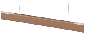 Кафяво LED висящо осветително тяло Helios - Trio
