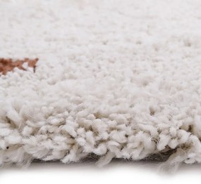 Бежов и червен килим , 120 x 170 cm Wooly - Nattiot