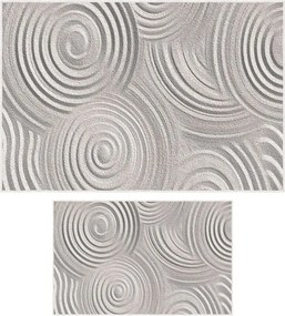 Светлосиви килими за баня в комплект 2 бр. 60x100 cm – Foutastic