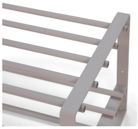 Сиво-бежов метален шкаф за обувки Rex - Spinder Design