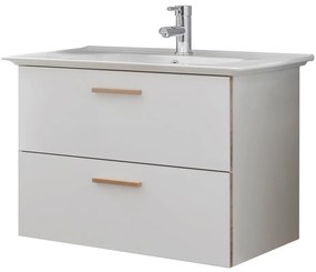 Бял керамичен умивалник без смесител 80x47 cm Set 931 - Pelipal