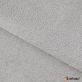 Сиво двойно легло 180x200 cm тапицирано с място за съхранение с включена подматрачна рамка Dizzle – ELTAP