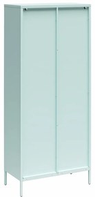 Светлосиня метална витрина 80x186x40 cm Luna – Støraa