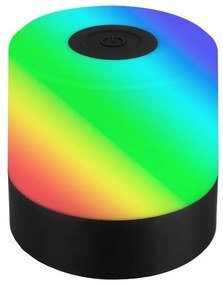 Briloner 7462015 - LED RGB презареждаема настолна лампа LED/1,5W/5V IP44 черна