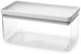 Кутия за съхранение на продукти Brabantia Tasty+ Stackable 1008874, 1.5 л, Силиконово уплътнение, Без BPA, Светлосив