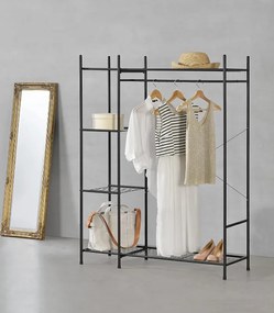 Модерен стелаж, закачалка за дрехи с рафтове