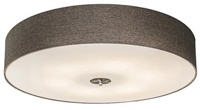 Интелигентна таванна лампа Таупо 70 см с 6 WiFi крушки A60 - Drum Jute