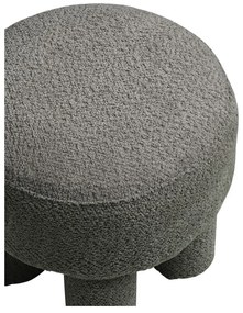 Тъмносива шенилова табуретка Canberra – House Nordic
