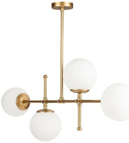 Висяща лампа в златист цвят, височина 57 cm Kruva - Squid Lighting