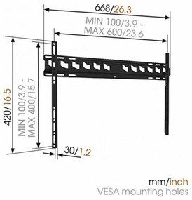 Поставка за телевизор Vogel's 8564000              40"-80" 80 kg