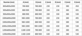Mexen Exo асиметрична полукръгла плъзгаща се душ кабина 90 x 80 cm, прозрачна, черна - 8132-090-080-70-00