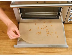 Комплект подложки за Air Fryer NoStik 1EEE531, 31х40/33х40 см, За многократна употреба, Бежов