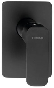 Матово-черна вградена душ батерия (1 изход) Spy – Sapho